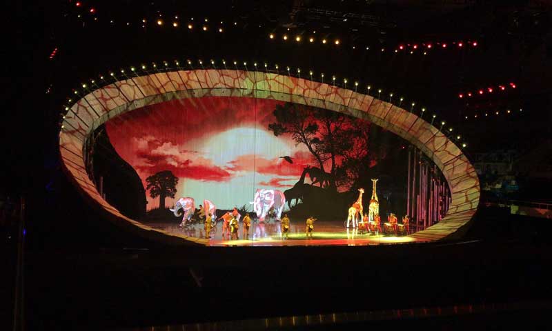 北京水立方‘仿佛秀’舞臺地板