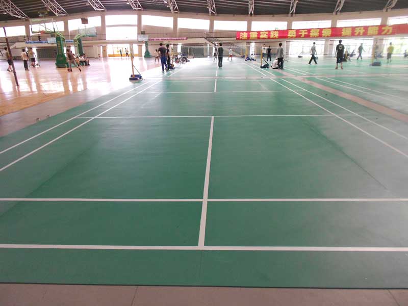 籃球運動地板圖片 什么樣pvc地板適合用在籃球館