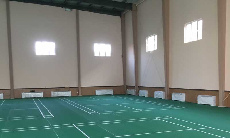 天津市南開區(qū)全民運動中心羽毛球地膠